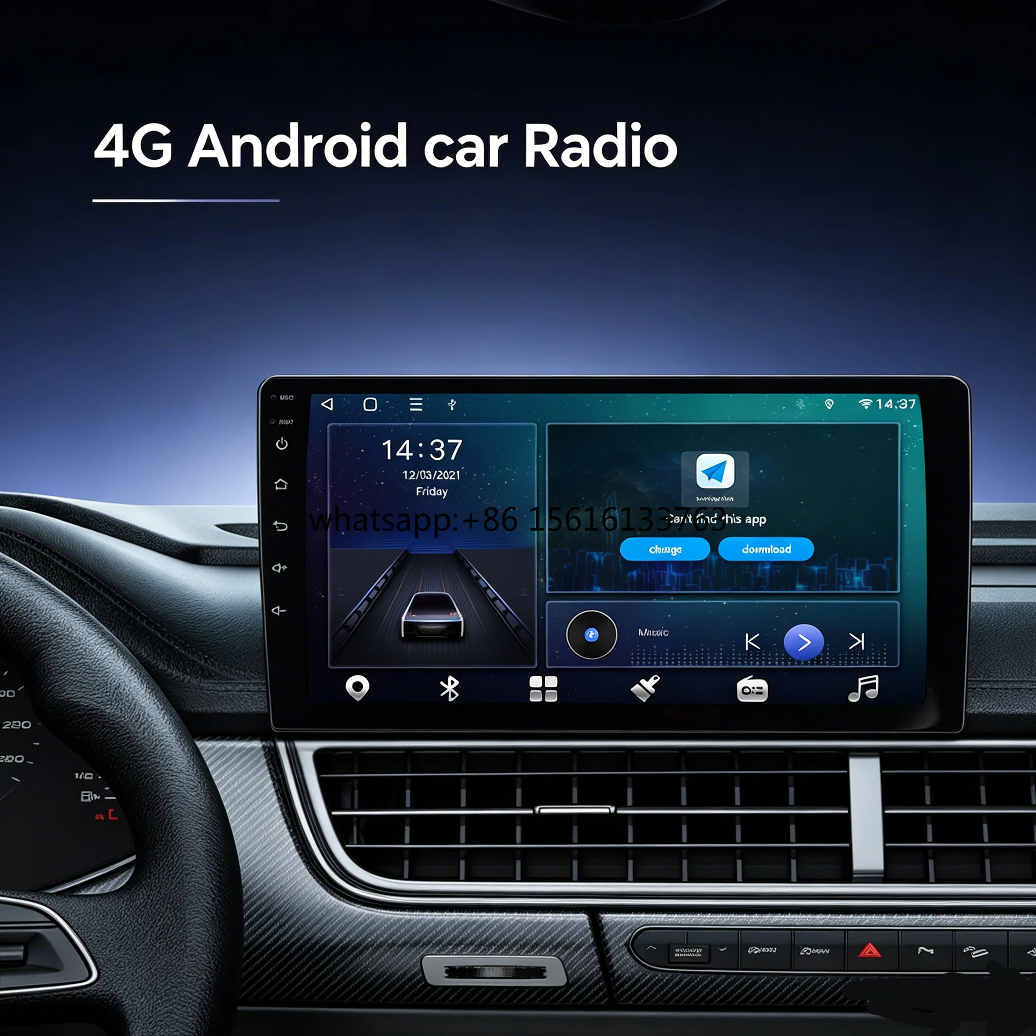 4G Android Car Radio 10 Inch Touch Screen GPS Navigation WIFI Car Stereo Player
4G Android Car Radio 10 Inch Touch Screen GPS Navigation WIFI Car Stereo Player