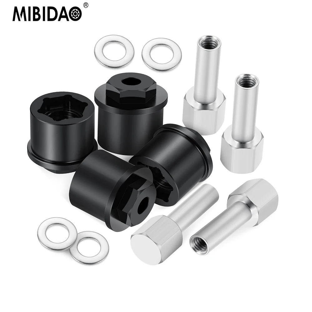 MIBIDAO 4pcs Aluminum Alloy Extension Wheel Hub Drive Adaptor for 1/10 RC Car TAMIYA Clod buster 4×4×4 Parts
MIBIDAO 4pcs Aluminum Alloy Extension Wheel Hub Drive Adaptor for 1/10 RC Car TAMIYA Clod buster 4×4×4 Parts