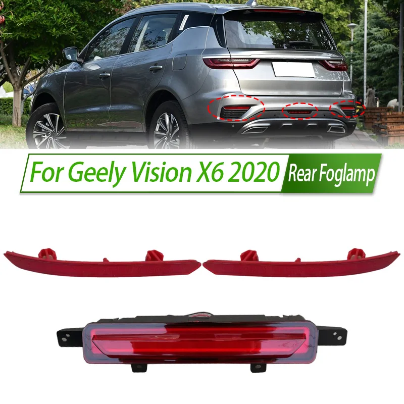 For Geely Vision X6 2020 Rear Bumper Fog Light Reflector Stop Light Rear Fog Light Foglamp Brake Lamp Warning Lamp
For Geely Vision X6 2020 Rear Bumper Fog Light Reflector Stop Light Rear Fog Light Foglamp Brake Lamp Warning Lamp