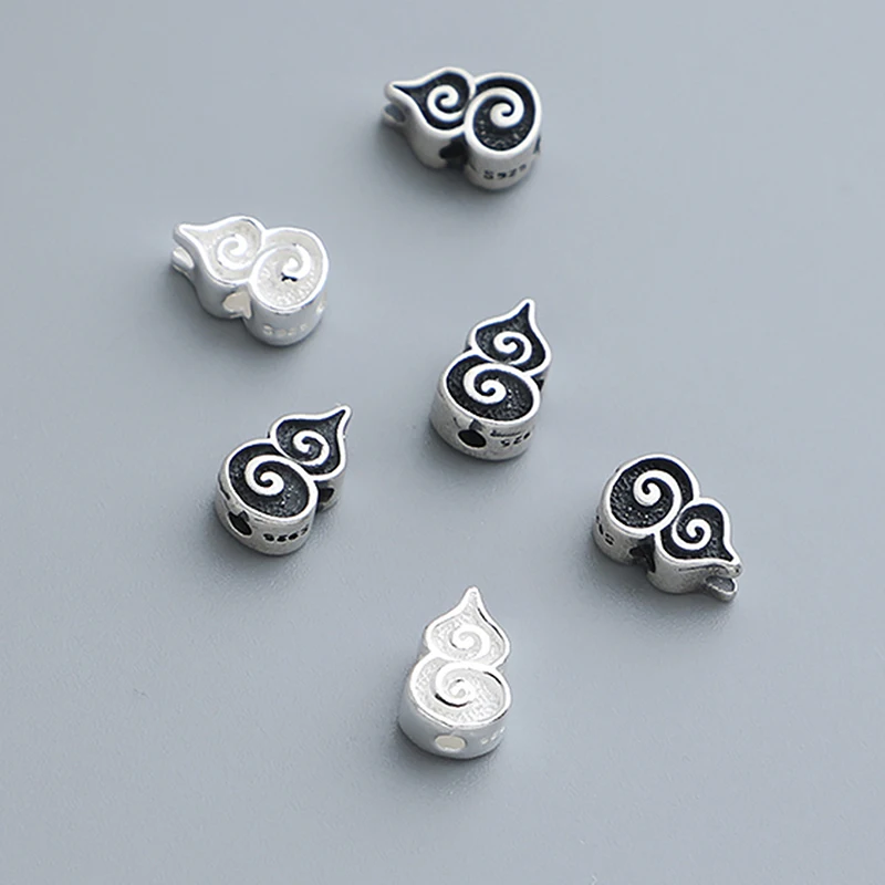 1 шт., 100% стерлинговое серебро 925 пробы, счастливый китайский предмет, тыква, подвески 8,5x5,5 мм, женские/мужские браслеты, серебряные подвески-разделители, ювелирные изделия «сделай сам» 
1 шт., 100% стерлинговое серебро 925 пробы, счастливый китайский предмет, тыква, подвески 8,5x5,5 мм, женские/мужские браслеты, серебряные подвески-разделители, ювелирные изделия «сделай сам»