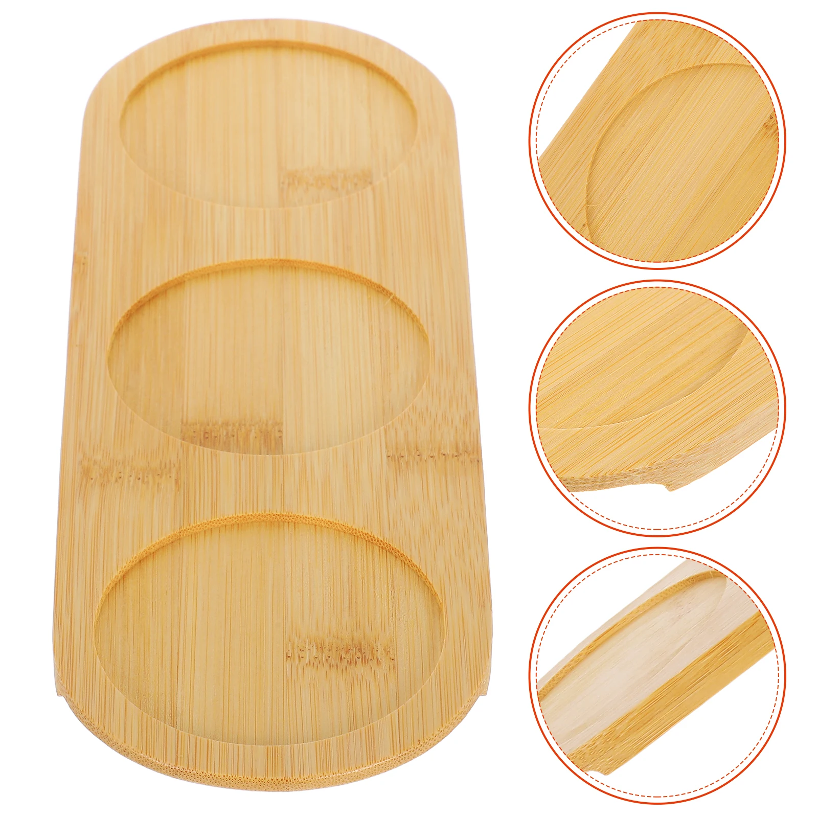 Bamboo Coaster for Beer Glasses 3 Hole Design Drink Holder Bar Board Tasting Flight Paddle Anti Slip KTV Home Party Use Wooden
Bamboo Coaster for Beer Glasses 3 Hole Design Drink Holder Bar Board Tasting Flight Paddle Anti Slip KTV Home Party Use Wooden