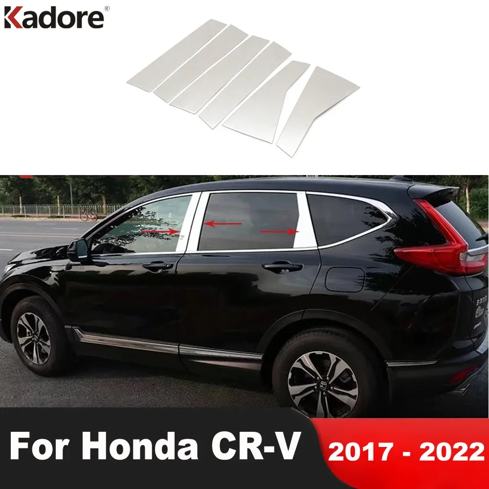 For Honda CRV CR-V 2017-2019 2020 2021 2022 Steel Window Center Pillar Cover Trim Middle B C Pillars Post Strip Car Accessories
For Honda CRV CR-V 2017-2019 2020 2021 2022 Steel Window Center Pillar Cover Trim Middle B C Pillars Post Strip Car Accessories