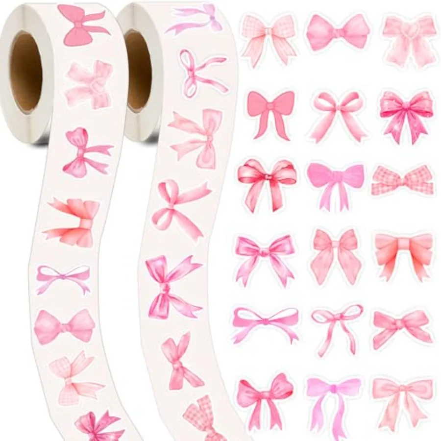 Coquette 1000 PCS Pink Bows Stickers, Vintage Monogram Decal, Waterproof Vinyl for Journals, Water Bottles, Laptops
Coquette 1000 PCS Pink Bows Stickers, Vintage Monogram Decal, Waterproof Vinyl for Journals, Water Bottles, Laptops