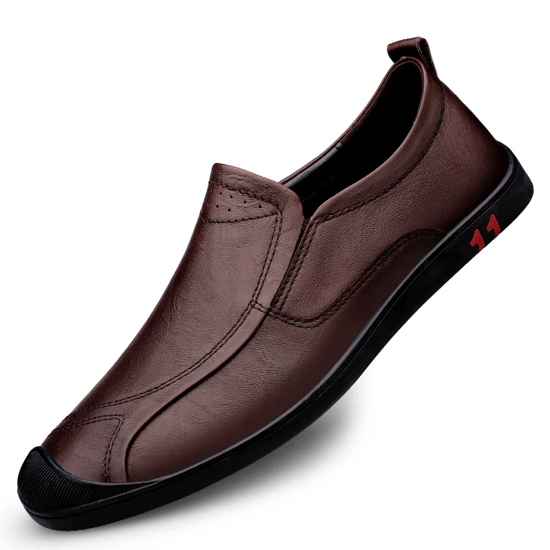 The 2025 New Men's Fashionable Casual Leather Shoes Are Soft, Lightweight, Comfortable for Driving and Summer
The 2025 New Men's Fashionable Casual Leather Shoes Are Soft, Lightweight, Comfortable for Driving and Summer