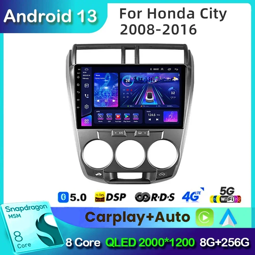 for Honda City 2008 2009 2010 2011 2012 - 2015 2016 Android 2din WiFi Car Radio Carplay Multimedia Audio Video Carplay Autoradio
for Honda City 2008 2009 2010 2011 2012 - 2015 2016 Android 2din WiFi Car Radio Carplay Multimedia Audio Video Carplay Autoradio