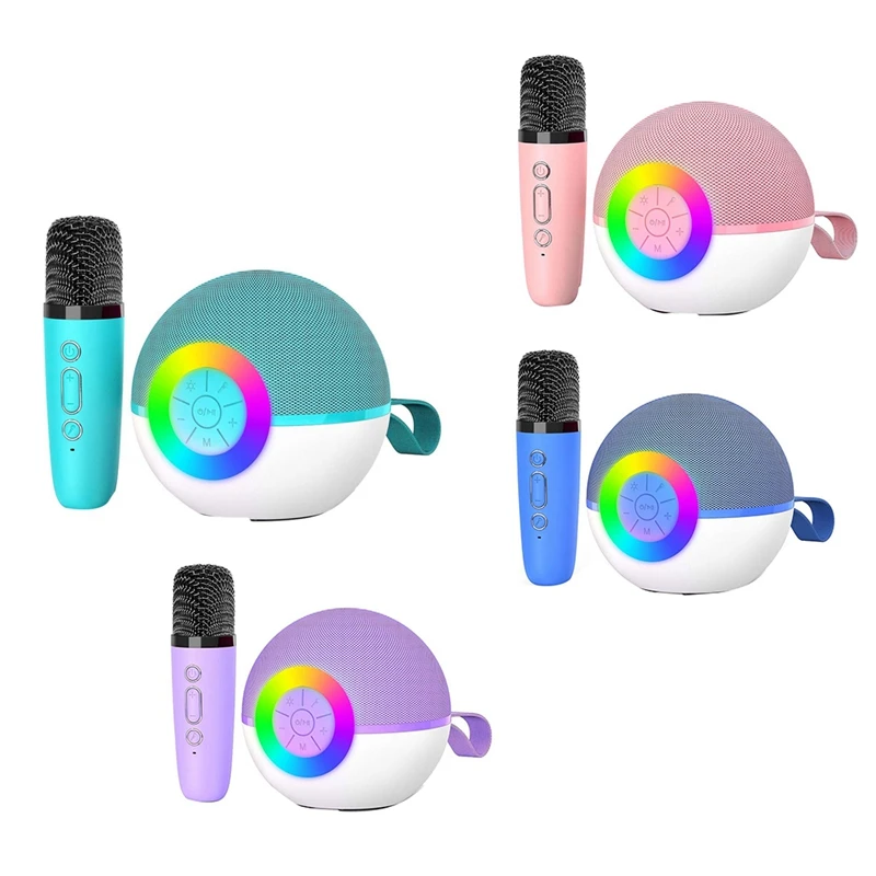 LICG-мини-караоке-машина, портативный Bluetooth-микрофон, игрушки для песен со светодиодной подсветкой, рождественский подарок на день рождения для детей
LICG-мини-караоке-машина, портативный Bluetooth-микрофон, игрушки для песен со светодиодной подсветкой, рождественский подарок на день рождения для детей