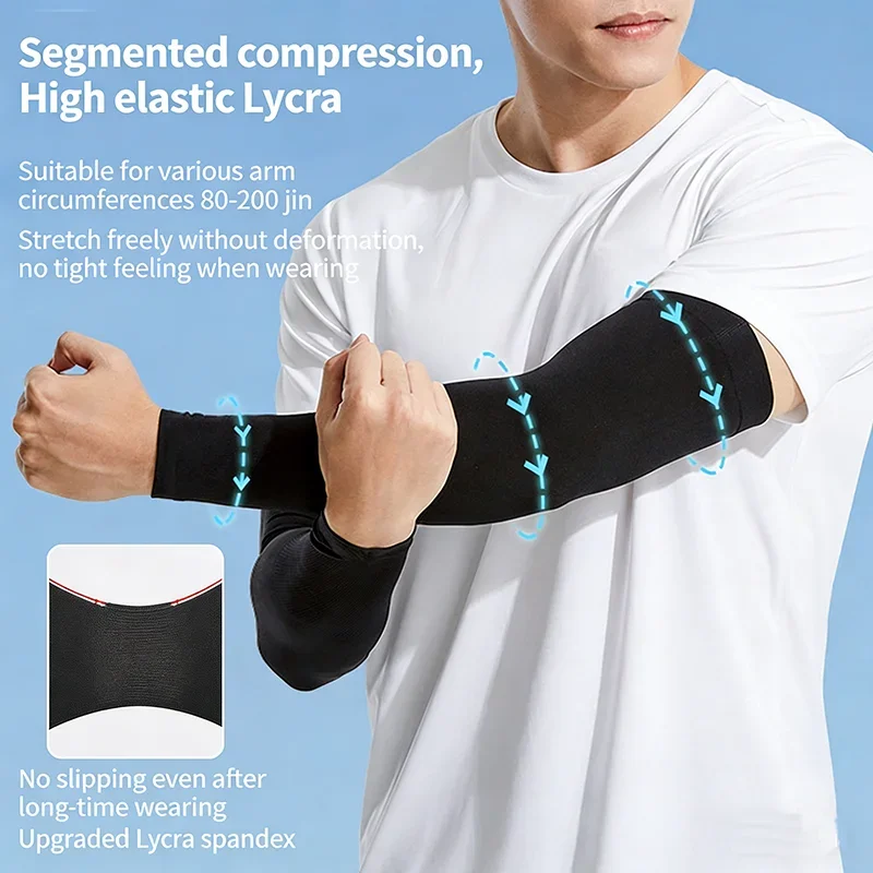 Solid Color Ice Fabric Arm Sleeves Running Cycling Sun-protective Sleeve Fashion Summer Cooling Outdoor Arm Cover Glove Unisex
Solid Color Ice Fabric Arm Sleeves Running Cycling Sun-protective Sleeve Fashion Summer Cooling Outdoor Arm Cover Glove Unisex