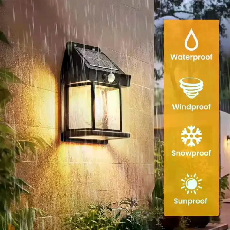 Outdoor Solar Wall Lamp Waterproof Tungsten Filament Lamp Induction Lamp Household Garden Wall Light Villa Lighting Night Light
Outdoor Solar Wall Lamp Waterproof Tungsten Filament Lamp Induction Lamp Household Garden Wall Light Villa Lighting Night Light