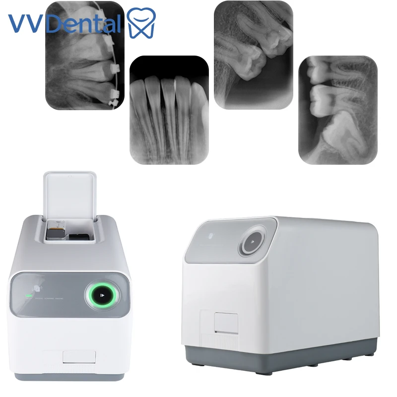 Стоматологический цифровой сканер VVDental, стоматологический рентгеновский сканер пластин с изображением PSP и драйвером TWAIN, высокое разрешение 17 л/мм
Стоматологический цифровой сканер VVDental, стоматологический рентгеновский сканер пластин с изображением PSP и драйвером TWAIN, высокое разрешение 17 л/мм