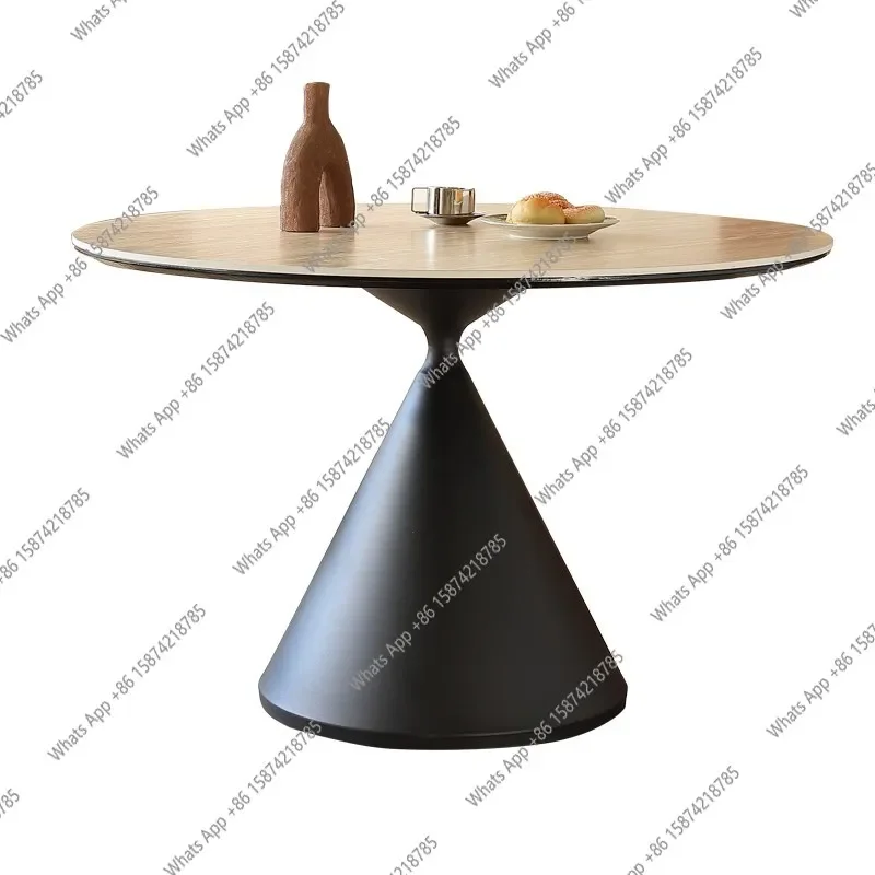 Q Травертиновый обеденный стол из каменной плиты, маленькая квартира, бытовой круглый стол с полной поддержкой, дизайнерский креативный элитный обеденный стол
Q Травертиновый обеденный стол из каменной плиты, маленькая квартира, бытовой круглый стол с полной поддержкой, дизайнерский креативный элитный обеденный стол