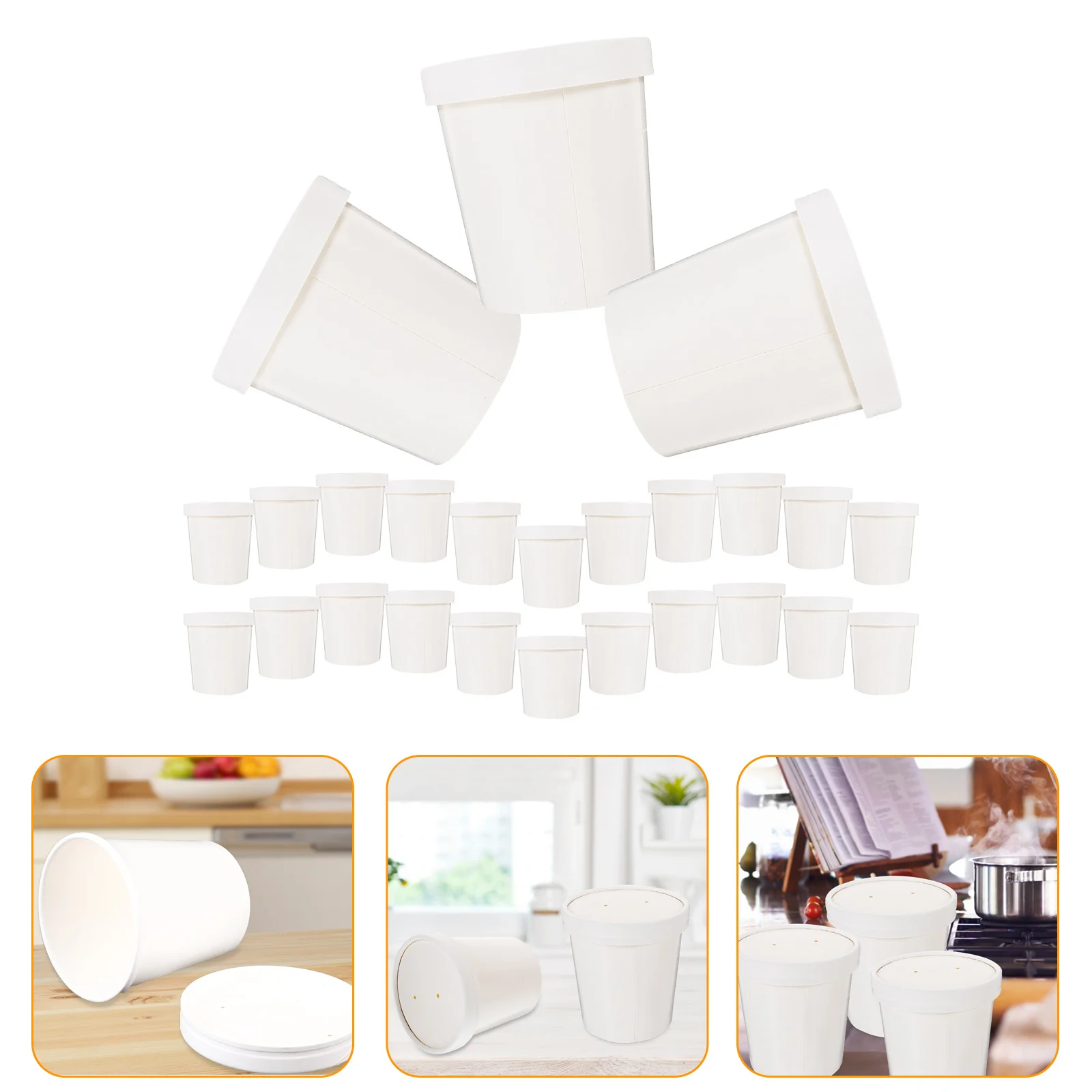 1 set Disposable Soup Containers Oil Proof Takeaway Packaging Bowl For Food Ice Cream Yogurt Sauce Salad Bento Lunch
1 set Disposable Soup Containers Oil Proof Takeaway Packaging Bowl For Food Ice Cream Yogurt Sauce Salad Bento Lunch