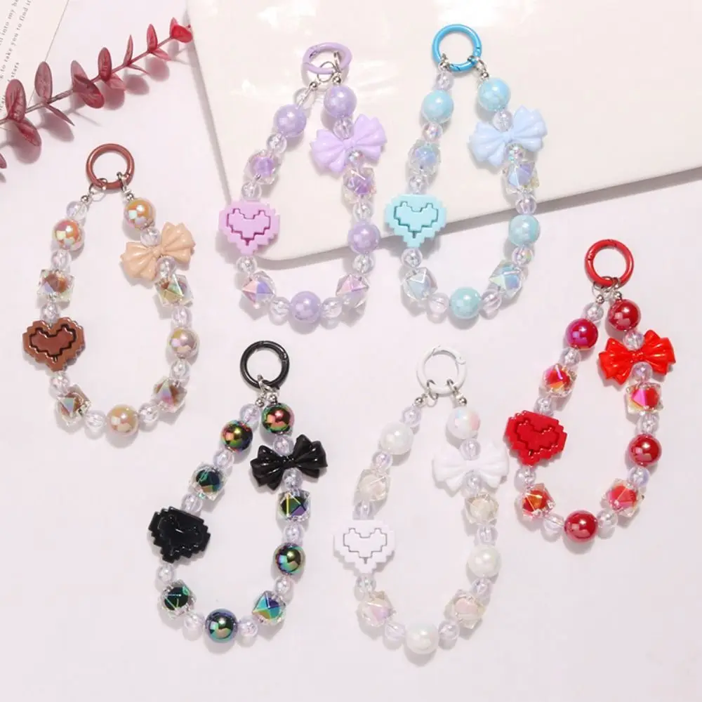 Anti-lost Bow Mobile Phone Straps Lanyard Acrylic Beaded Wrist Strap Korean Style Bracelet Bowknot Phone Pendant
Anti-lost Bow Mobile Phone Straps Lanyard Acrylic Beaded Wrist Strap Korean Style Bracelet Bowknot Phone Pendant