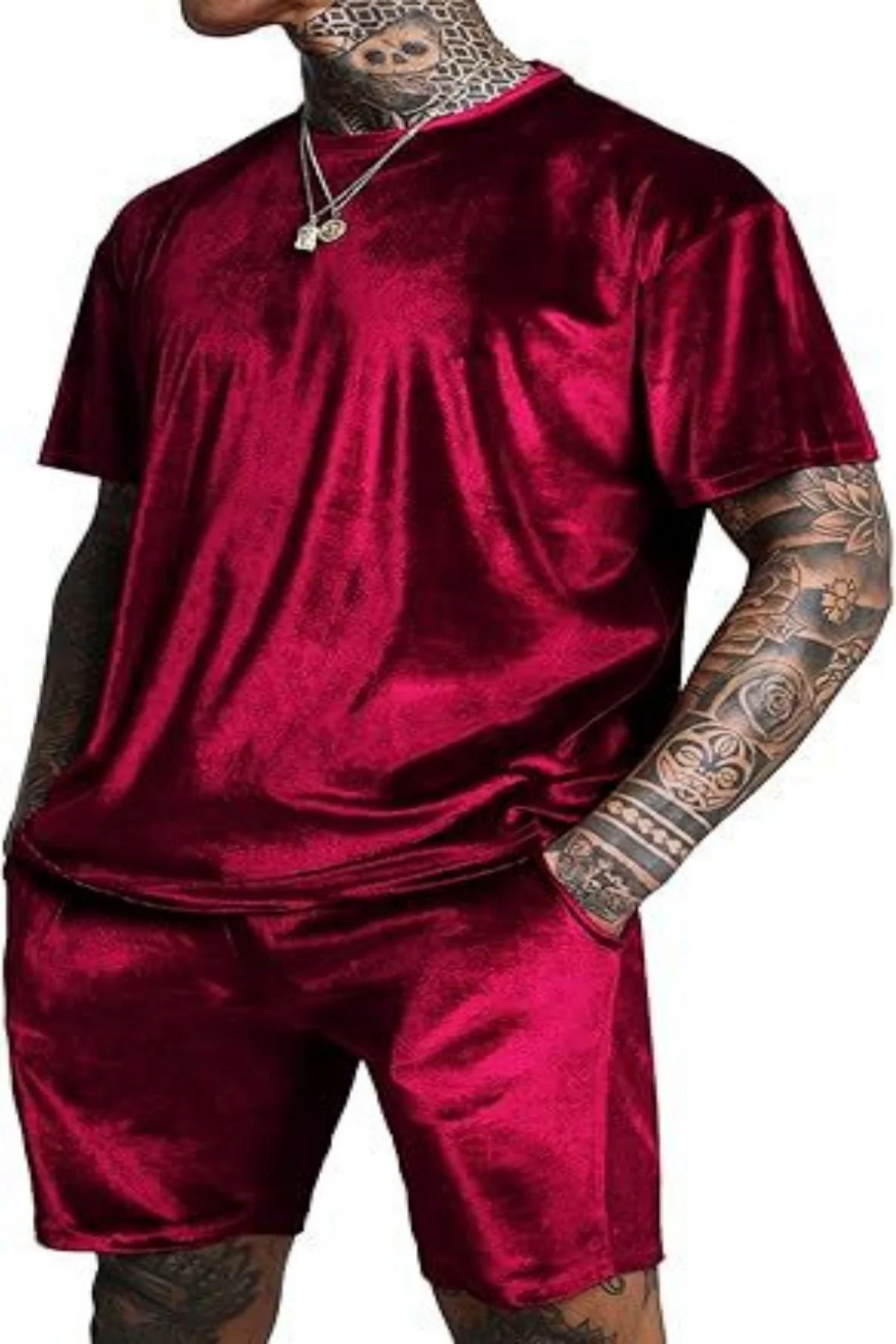2025 New style men's casual two-piece set, spring and summer high quality canary loose round neck sports short sleeve shorts set
2025 New style men's casual two-piece set, spring and summer high quality canary loose round neck sports short sleeve shorts set