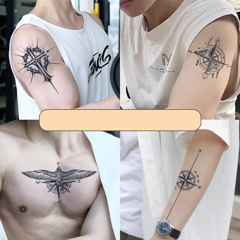 European geometric Temporary Tattoos,Tattoo Stickers,Waterproof Long-Lasting 15 Days,Semi-Permanent Fake Tattoo,body art for Men
European geometric Temporary Tattoos,Tattoo Stickers,Waterproof Long-Lasting 15 Days,Semi-Permanent Fake Tattoo,body art for Men