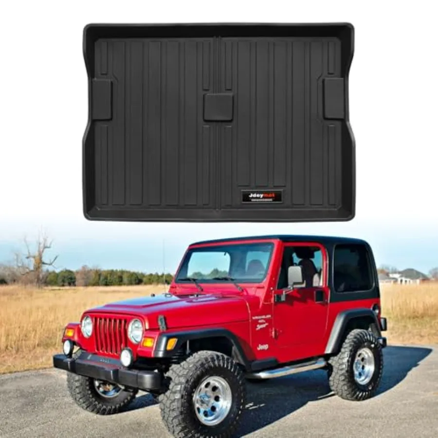 All Weather TPE Trunk Liner for 1997-2006 Jeep Wrangler TJ/LJ: Black, Durable, Custom-Fit Cargo Mat
All Weather TPE Trunk Liner for 1997-2006 Jeep Wrangler TJ/LJ: Black, Durable, Custom-Fit Cargo Mat