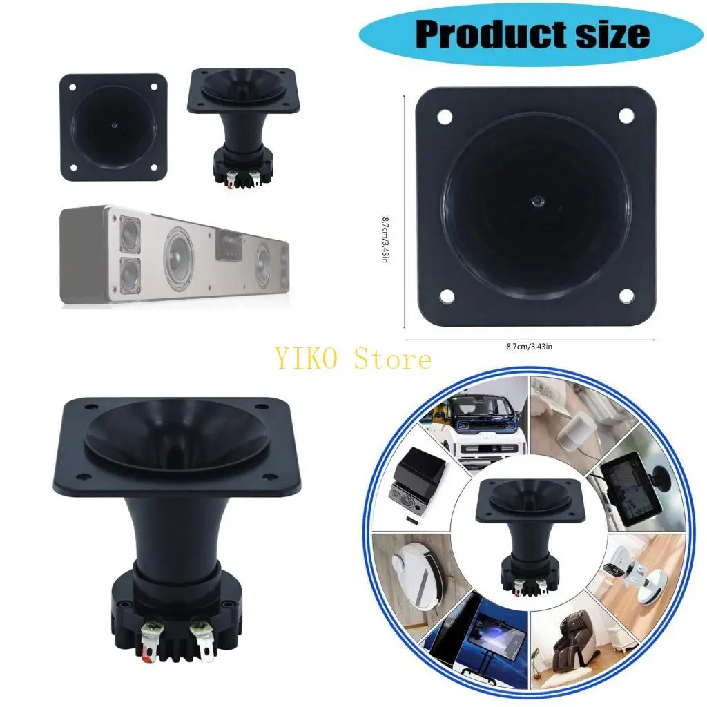 K32C Versatile Neodymium Horn Tweeter for Dynamic Sound for Studio Home Theater
K32C Versatile Neodymium Horn Tweeter for Dynamic Sound for Studio Home Theater