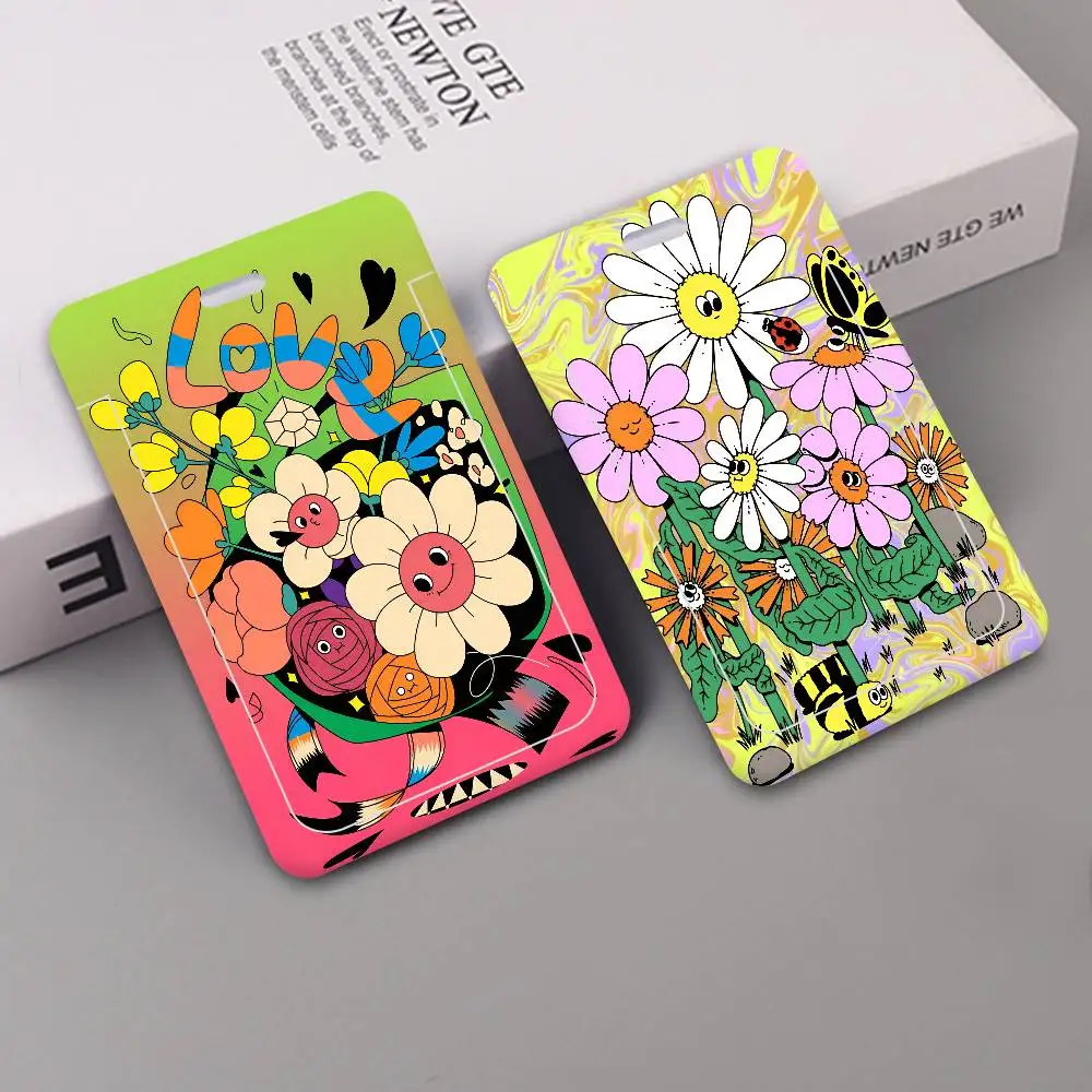 Держатель для кредитных карт и бейджей с изображением улыбающегося аниме-персонажа-подсолнуха, с ремешком на шею
Держатель для кредитных карт и бейджей с изображением улыбающегося аниме-персонажа-подсолнуха, с ремешком на шею