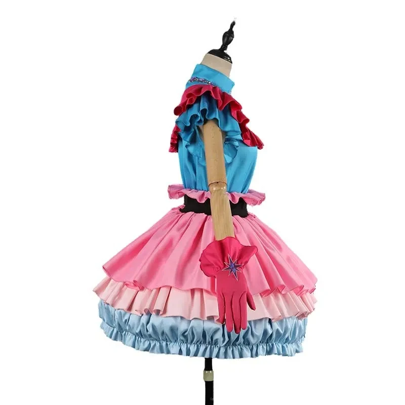 UUI1Oshi No Ko Season3 Cosplay Costume Wig Bustle Hoshino Ai Pink Blue Layered Ruffle Dress Halloween Party Lolita Suit For Wom
UUI1Oshi No Ko Season3 Cosplay Costume Wig Bustle Hoshino Ai Pink Blue Layered Ruffle Dress Halloween Party Lolita Suit For Wom