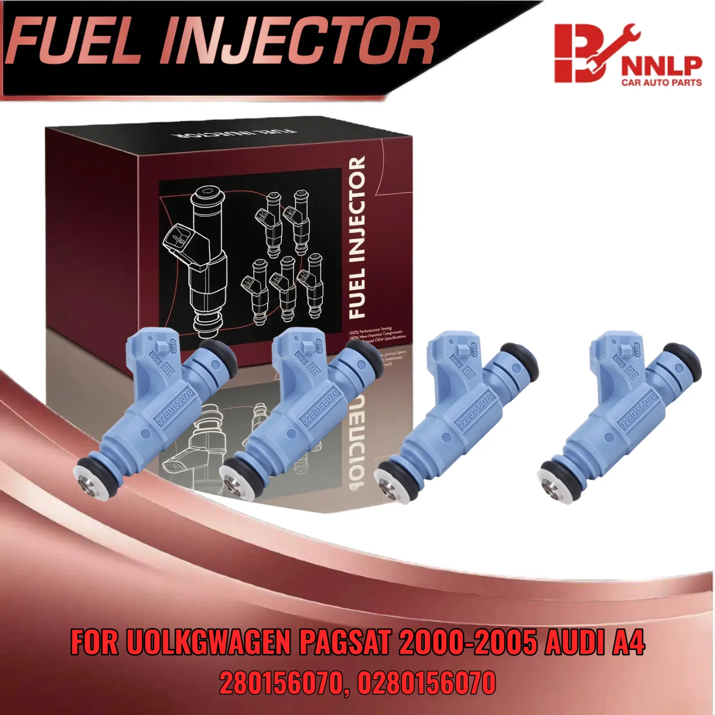 4pcs Fuel Injectors For Audi A4 A4 Quattro For VW Passat 1 8L 2000 2006 280156070
4pcs Fuel Injectors For Audi A4 A4 Quattro For VW Passat 1 8L 2000 2006 280156070