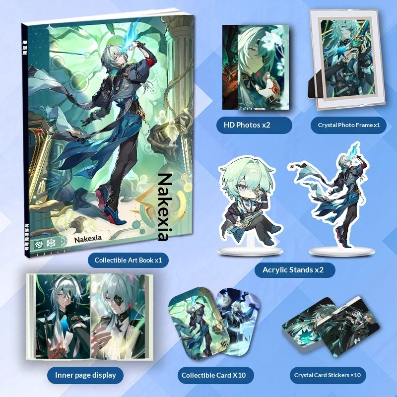 Honkai Star Rail Noksha Complete Merch Gift Pack Art Book Standee Mini Cards Photo Frame Stickers Photos Hobby Collectible Gift
Honkai Star Rail Noksha Complete Merch Gift Pack Art Book Standee Mini Cards Photo Frame Stickers Photos Hobby Collectible Gift
