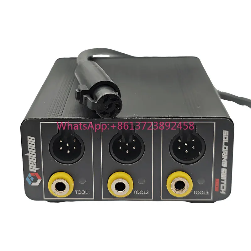 GEEBOON SW03 (TA305/TC22/JBC) Soldering Station 3-Channel Switcher Multi-channel Expansion 3 Working Station
GEEBOON SW03 (TA305/TC22/JBC) Soldering Station 3-Channel Switcher Multi-channel Expansion 3 Working Station