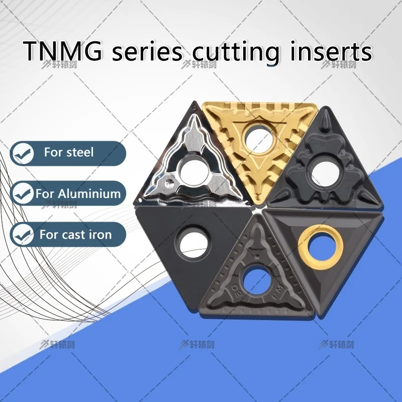 CNC Lathe Cutter turning tools External Turning Insert TNMA160404/160408/160412 TNMG160402/160404/160408/160412/220408/220412
CNC Lathe Cutter turning tools External Turning Insert TNMA160404/160408/160412 TNMG160402/160404/160408/160412/220408/220412