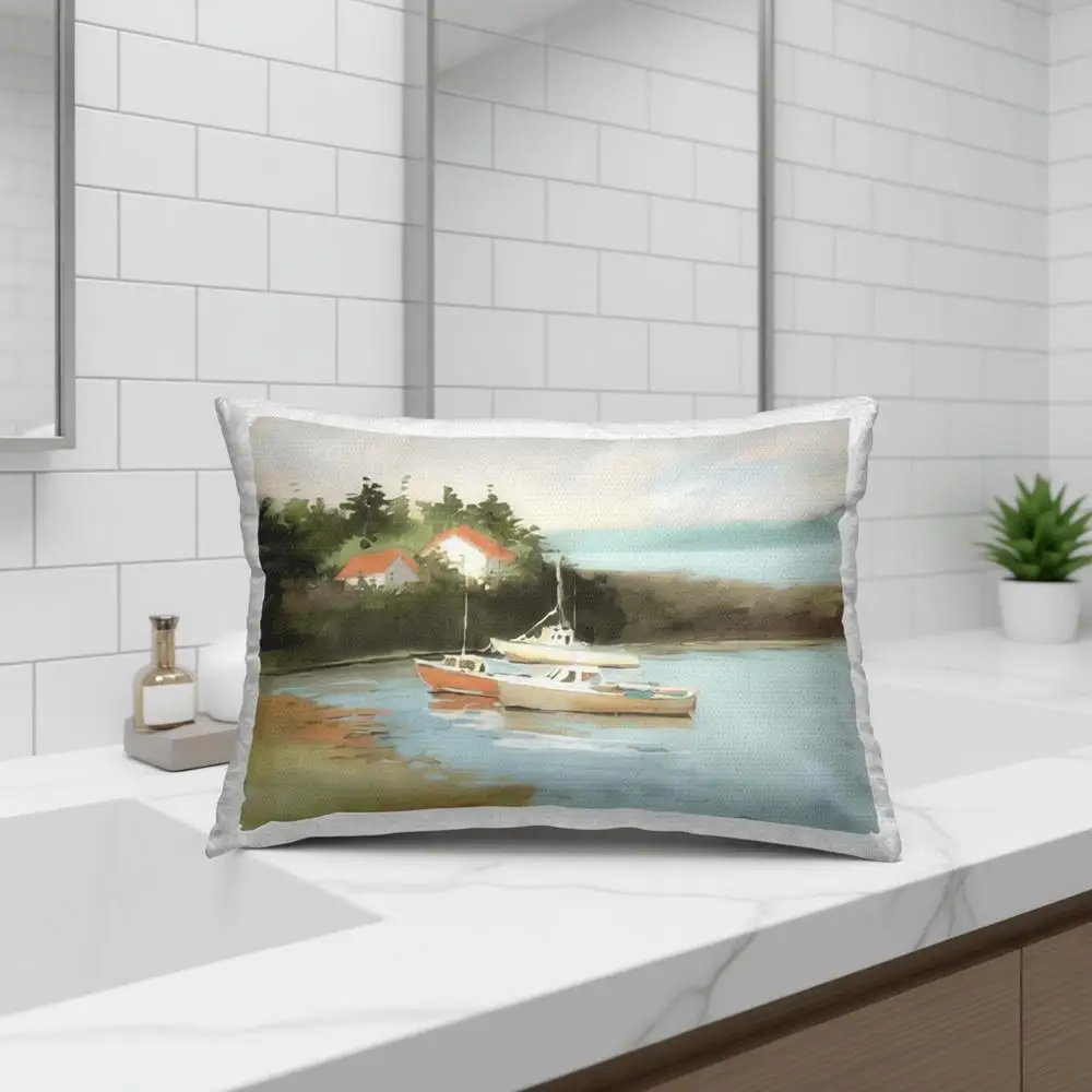 Морская подушка Serene Seascape, искусство Джейн Слайка
Морская подушка Serene Seascape, искусство Джейн Слайка