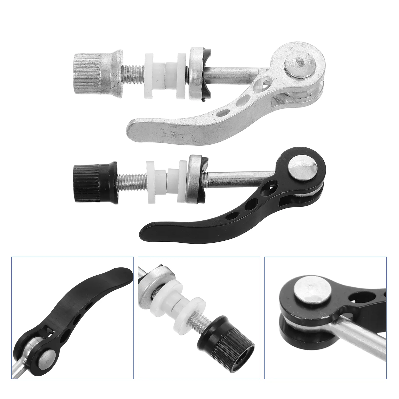 4pcs Quick Release Lever Clamps Seat Post Locks Pipe Screws Aluminum Lightweight Secure Mounting Compatibility Bike
4pcs Quick Release Lever Clamps Seat Post Locks Pipe Screws Aluminum Lightweight Secure Mounting Compatibility Bike