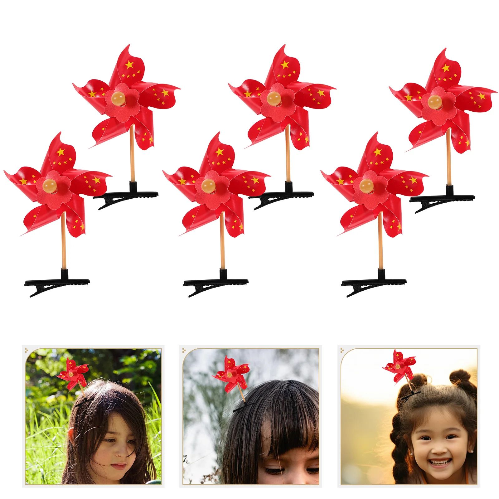 20 pcs Star Windmill Clips Pinwheel Hair Accessories Cute Decorative Hairpins For Little Girl Party Birthday Banquet Daily Wear
20 pcs Star Windmill Clips Pinwheel Hair Accessories Cute Decorative Hairpins For Little Girl Party Birthday Banquet Daily Wear