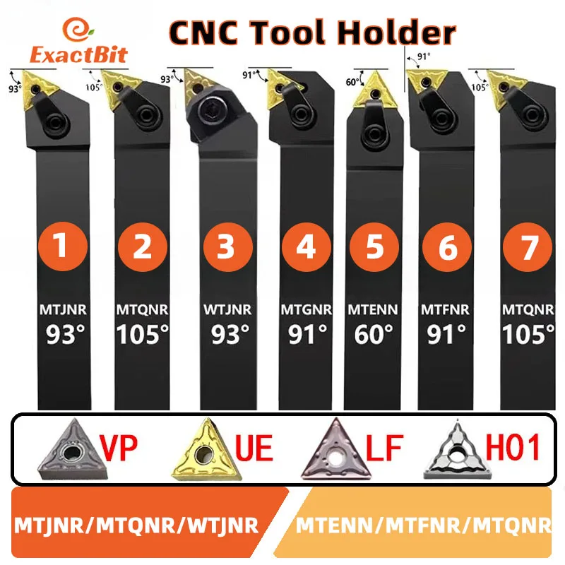 ExactBit MTENN MTQNR MTFNR MTGNR MTBNR MTJNR MTWNR Series Внешний токарный держатель инструмента для TNMG 160404 /08 Токарный станок с ЧПУ
ExactBit MTENN MTQNR MTFNR MTGNR MTBNR MTJNR MTWNR Series Внешний токарный держатель инструмента для TNMG 160404 /08 Токарный станок с ЧПУ