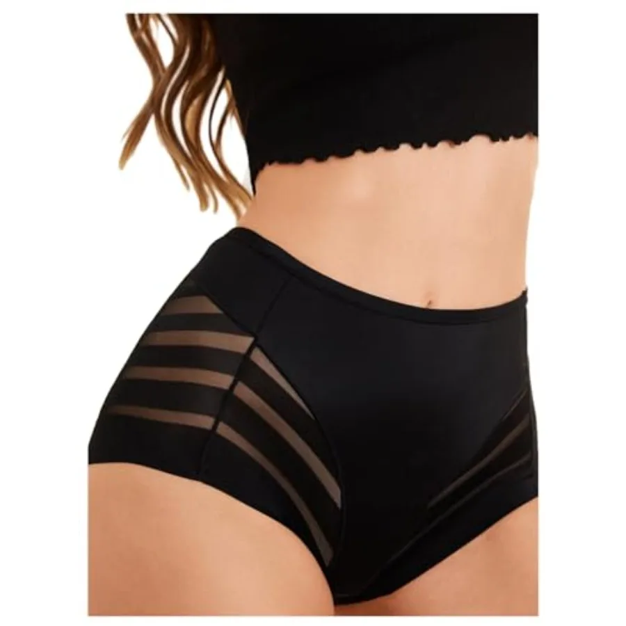 Milumia Women High Waist Mesh Sexy Panties Seamless Cheeky Underwear
Milumia Women High Waist Mesh Sexy Panties Seamless Cheeky Underwear