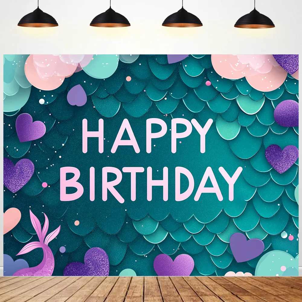 The Mermaid Princess theme Birthday party Background Decoration Pink purple cute Photography background Photo booth
The Mermaid Princess theme Birthday party Background Decoration Pink purple cute Photography background Photo booth