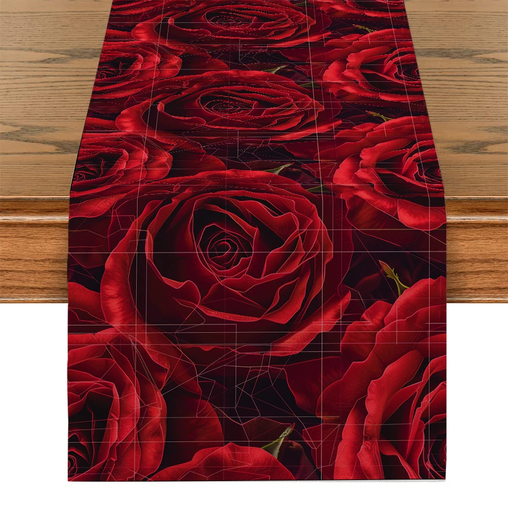 Flower Rose Table Runners Kitchen Table Decor Farmhouse Washable Dining Table Runner Holiday Party Wedding Decorations
Flower Rose Table Runners Kitchen Table Decor Farmhouse Washable Dining Table Runner Holiday Party Wedding Decorations