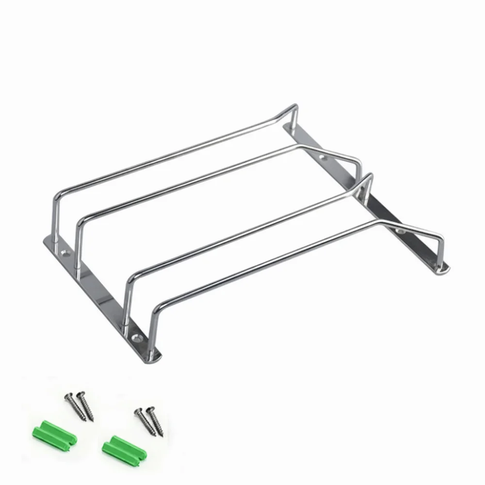 27/35cm Upside-down Wine Glass Rack 1/2/3 Row Iron Under Cabinet Stemware Holder Space Saving Sturdy Hanging Cup Holder
27/35cm Upside-down Wine Glass Rack 1/2/3 Row Iron Under Cabinet Stemware Holder Space Saving Sturdy Hanging Cup Holder