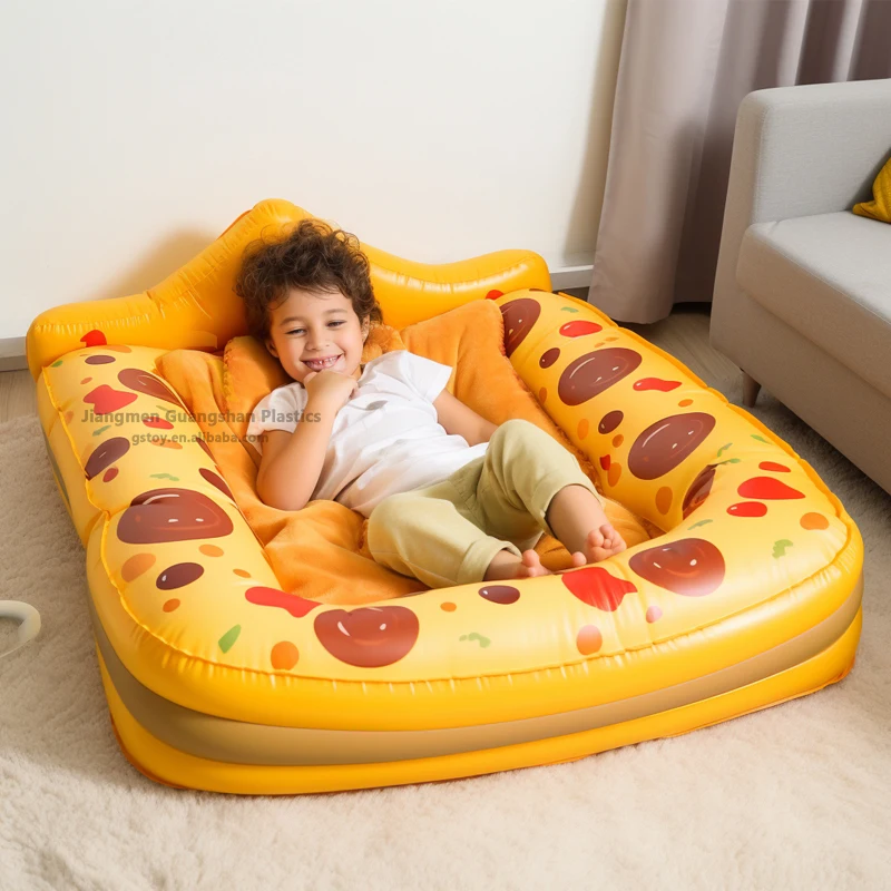 STLF Pizza Pattern Blow up Children Sleeping Mattress Backrest Bed Rail Inflatable Bed for Kids
STLF Pizza Pattern Blow up Children Sleeping Mattress Backrest Bed Rail Inflatable Bed for Kids