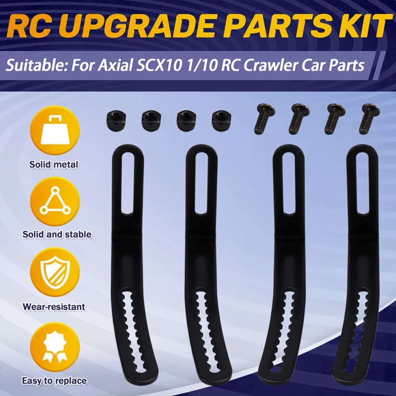 Metal Adjustable Anti-Collision Rear Bumper Mount L-Bracket Compression For Axial SCX10 1/10 RC Crawler Car Parts-Y46A
Metal Adjustable Anti-Collision Rear Bumper Mount L-Bracket Compression For Axial SCX10 1/10 RC Crawler Car Parts-Y46A
