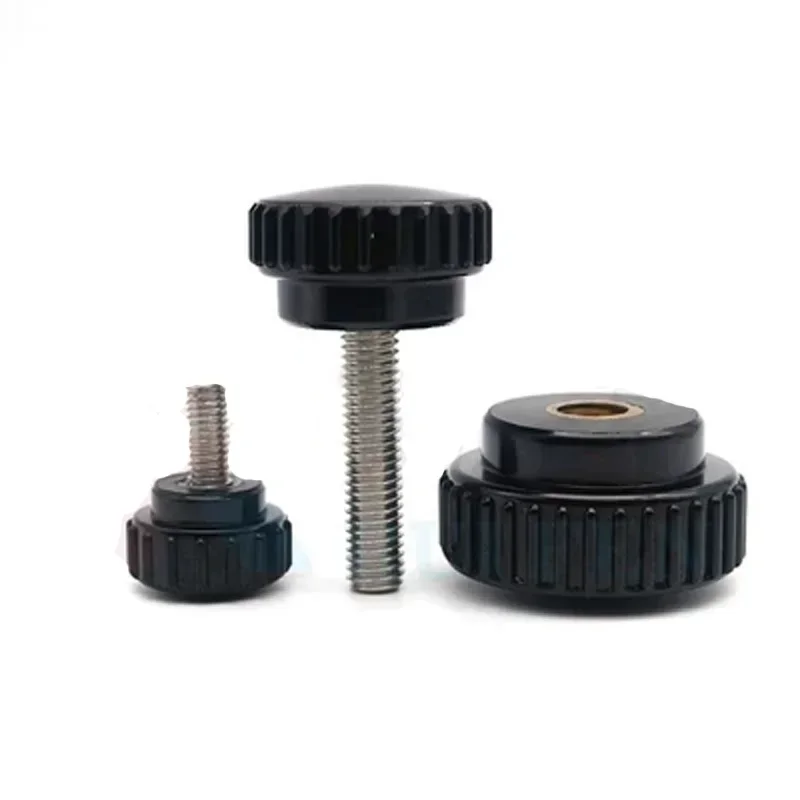 ausuudlv 1Pcs M10 Straight line handle bakelite Small Knob rotate Round Plastic head grip hilt Hand screw bolt 15mm-50mm L
ausuudlv 1Pcs M10 Straight line handle bakelite Small Knob rotate Round Plastic head grip hilt Hand screw bolt 15mm-50mm L