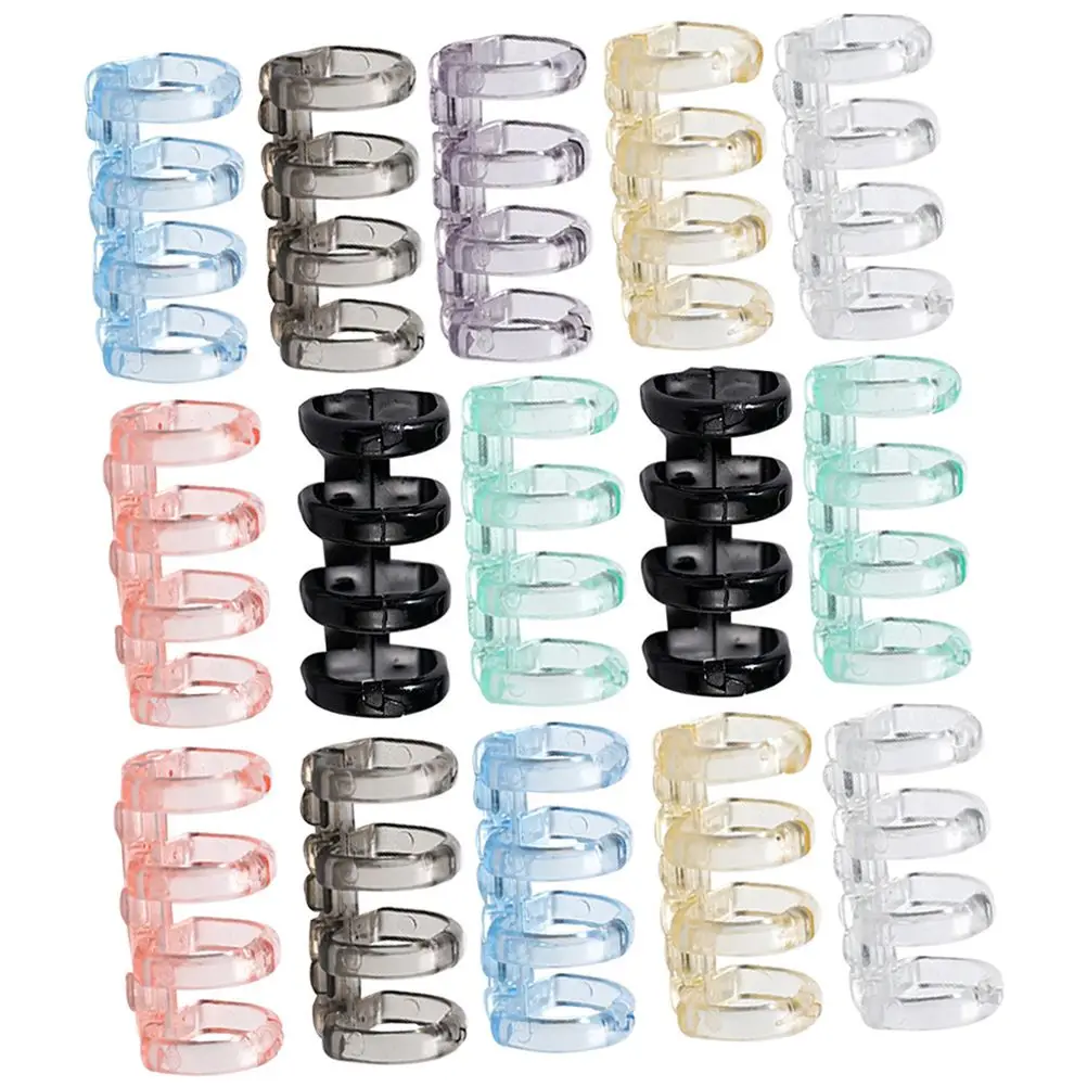 16 Pcs Loose Leaf Notebook Binder Binding Strips Notebooks Rings Plastic Loose-leaf
16 Pcs Loose Leaf Notebook Binder Binding Strips Notebooks Rings Plastic Loose-leaf