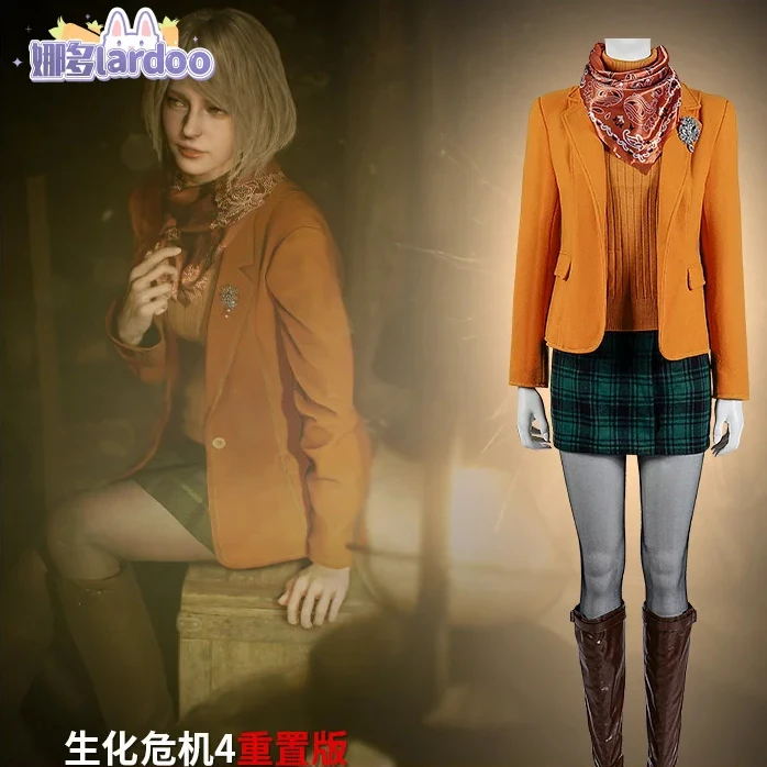 Game Resident 4 Ashley Graham cosplay anime costume jacket skirts Fantasia women Halloween Carnival party role disguise clothes
Game Resident 4 Ashley Graham cosplay anime costume jacket skirts Fantasia women Halloween Carnival party role disguise clothes