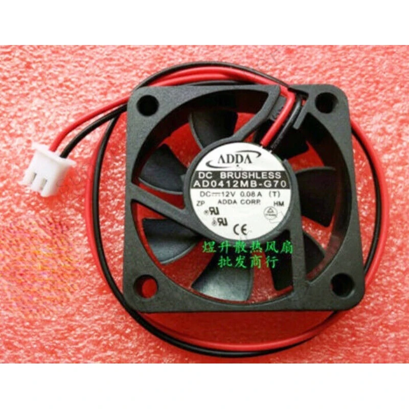 S+ ADDA 4010 AD0412MB-G70 DC12V 0.08A cooling fan 40*10mm 2pin
S+ ADDA 4010 AD0412MB-G70 DC12V 0.08A cooling fan 40*10mm 2pin