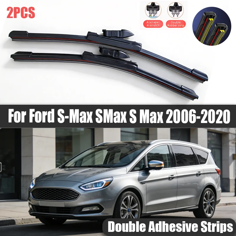 2pcs Front Windshield Wiper Blades Windscreen Wipers For Ford S-Max SMax S Max 2006-2020 2013 2014 2015 2016 2017 2018 2019
2pcs Front Windshield Wiper Blades Windscreen Wipers For Ford S-Max SMax S Max 2006-2020 2013 2014 2015 2016 2017 2018 2019