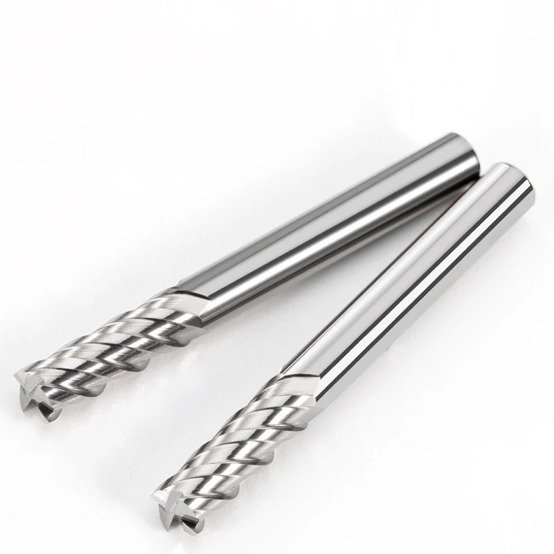 HRC75 Metal Ceramic End Mill 4-Flute Tungsten Milling Cutter aluminum alloy special Router Bit for Cutting Tool
HRC75 Metal Ceramic End Mill 4-Flute Tungsten Milling Cutter aluminum alloy special Router Bit for Cutting Tool
