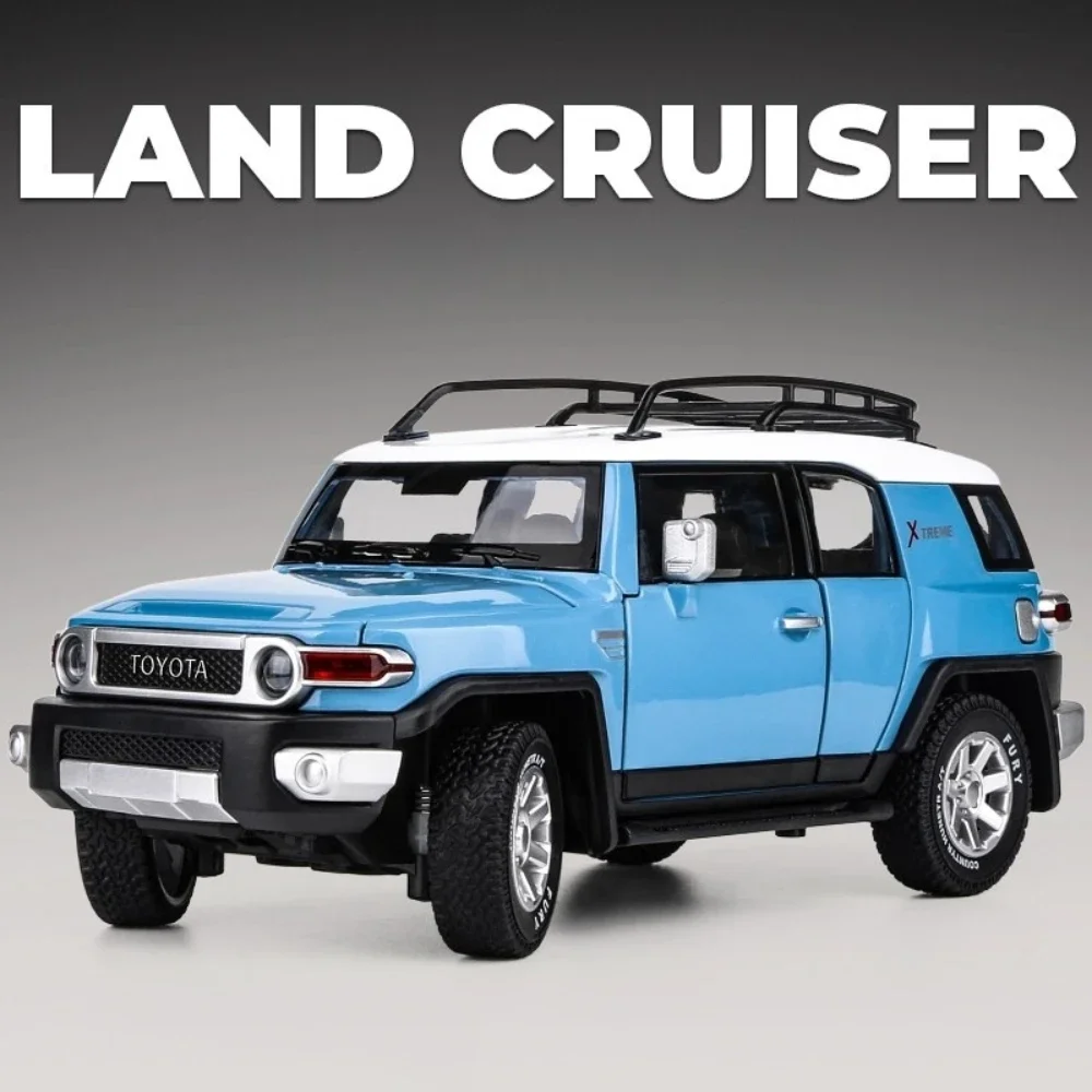 1:24 FJ Cruiser Prado LC250 Модель автомобиля Игрушка Металлическая литая под давлением Звук Свет Амортизация Внедорожник Моделирование Подарки для мальчиков
1:24 FJ Cruiser Prado LC250 Модель автомобиля Игрушка Металлическая литая под давлением Звук Свет Амортизация Внедорожник Моделирование Подарки для мальчиков