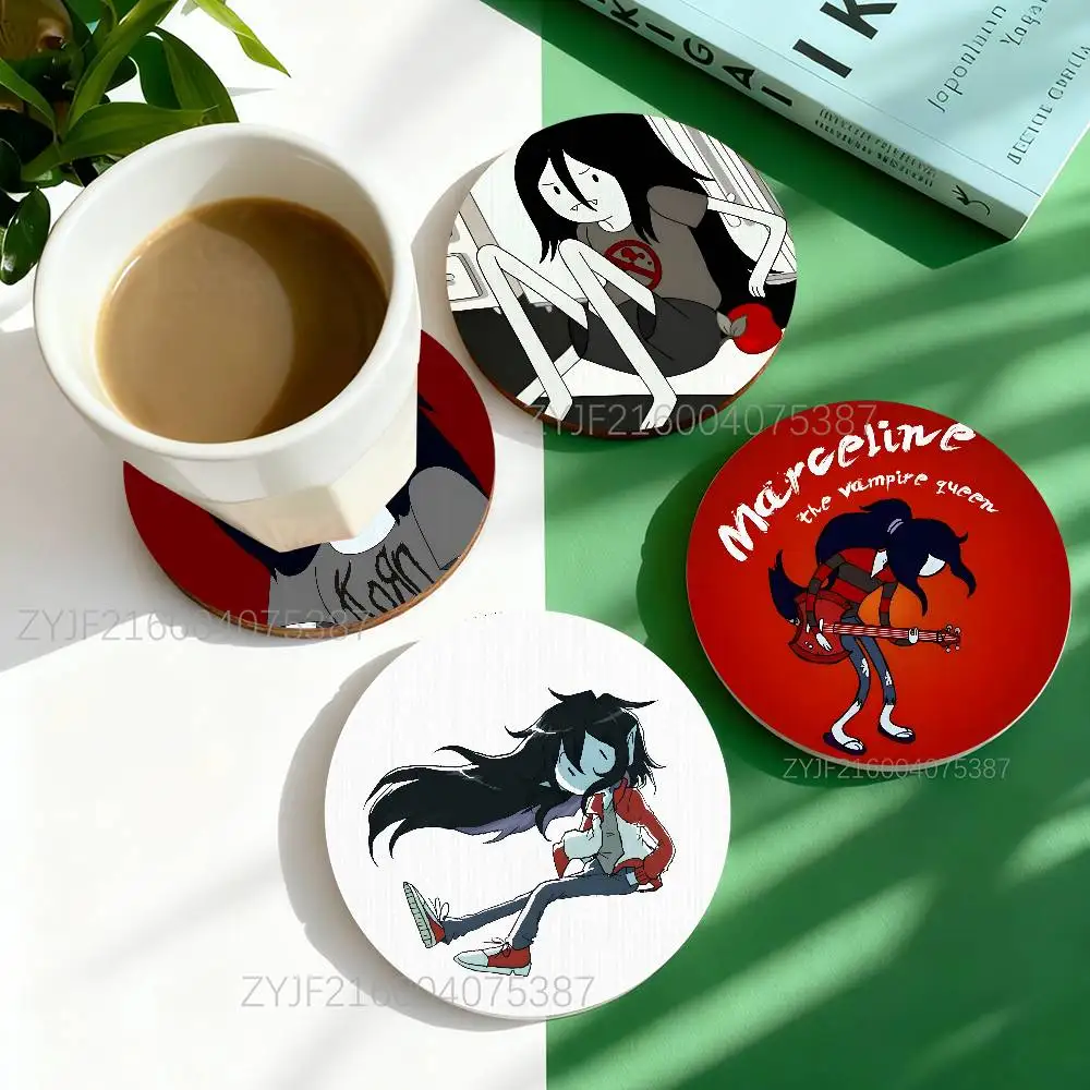 Vampire M-Marceline Cartoon Pattern Art Coasters Round Wooden Heat Resistant Non-Slip Home Decor Gift Multifunctional
Vampire M-Marceline Cartoon Pattern Art Coasters Round Wooden Heat Resistant Non-Slip Home Decor Gift Multifunctional