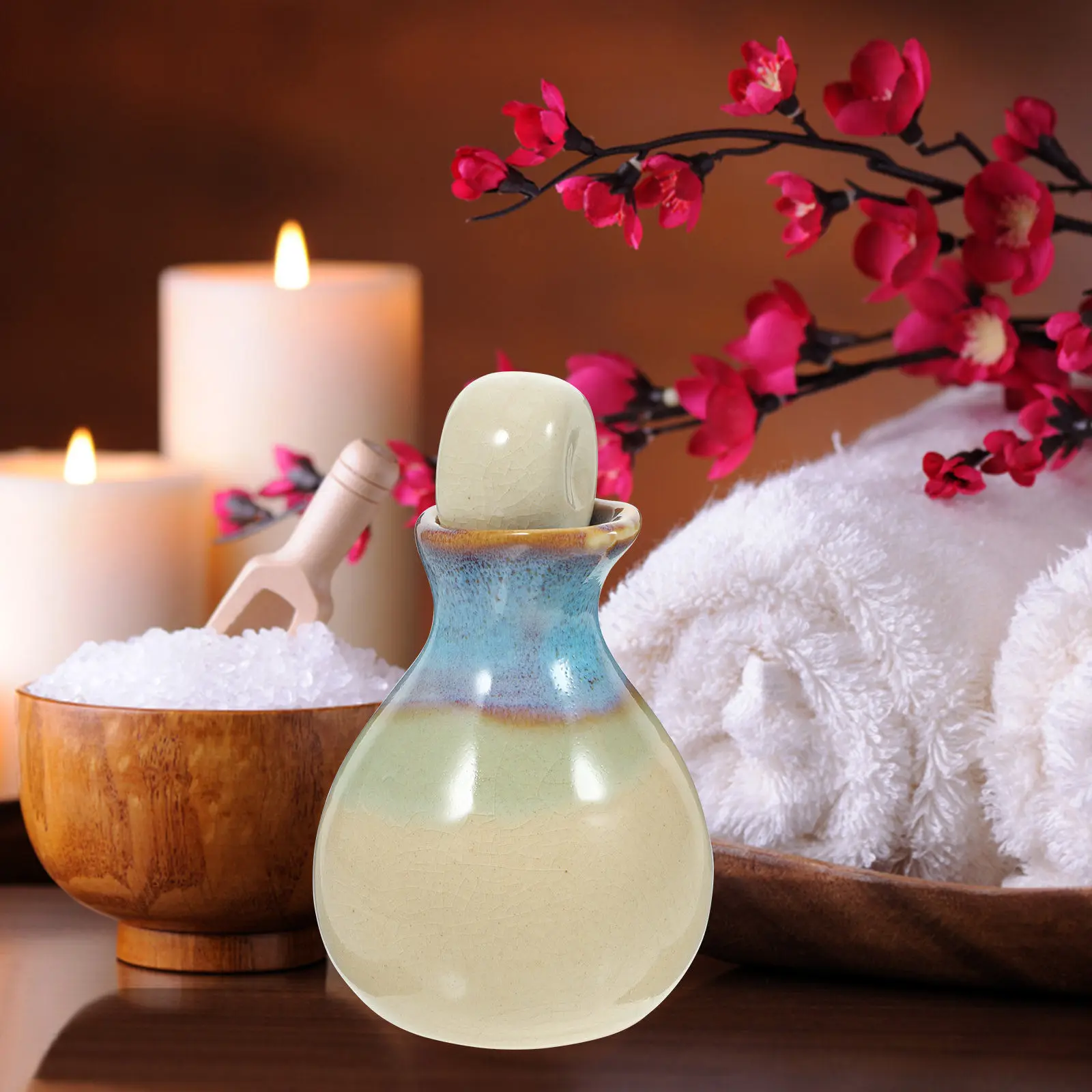 Exquisite White Porcelain Essential Oil Pot Beauty Salon Spa Dispenser Container Ceramics Bowl Beauty Salon Supplies
Exquisite White Porcelain Essential Oil Pot Beauty Salon Spa Dispenser Container Ceramics Bowl Beauty Salon Supplies