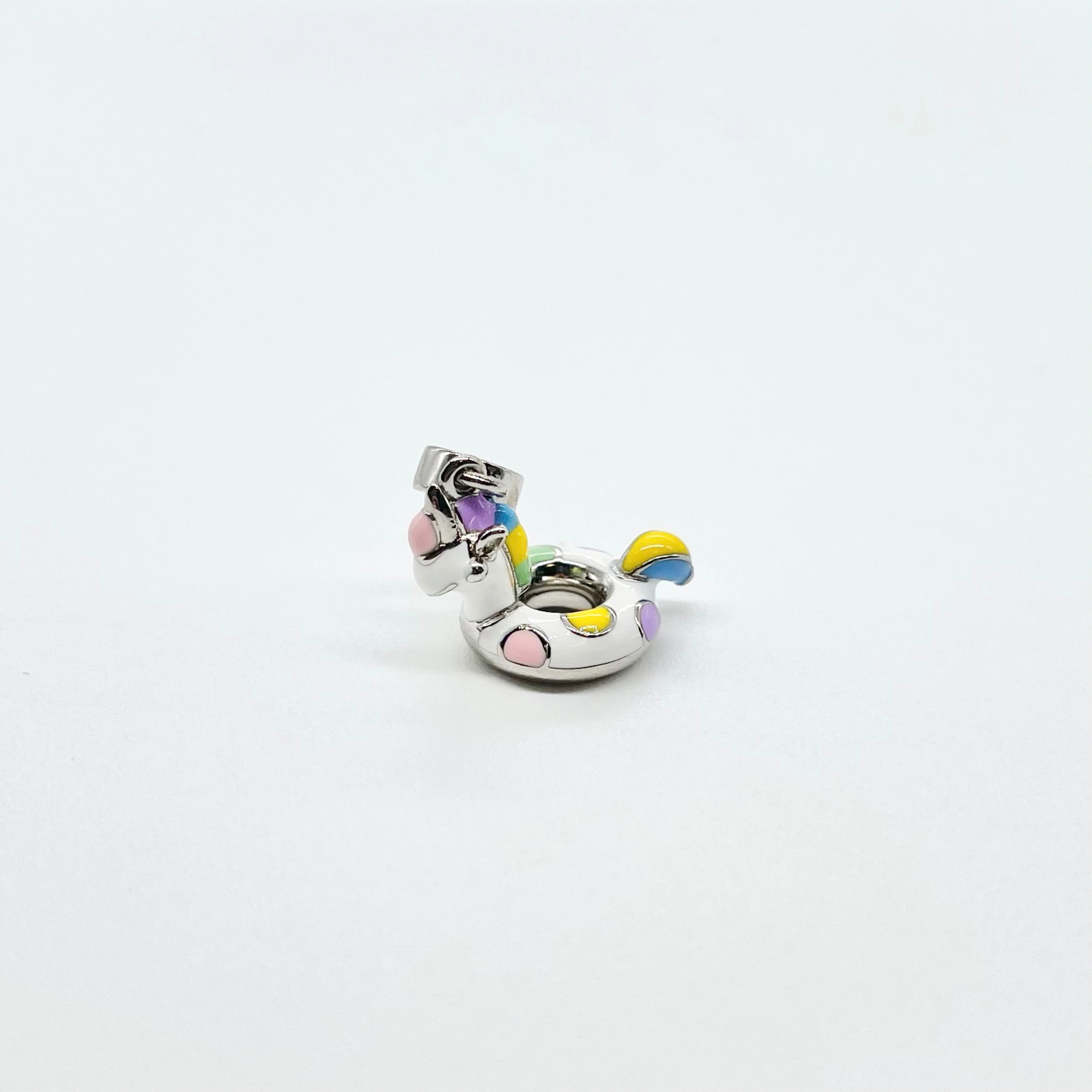 925 Sterling Silver Cute Unicorn Swim Ring Charm Bead For Pandora Bracelet Bangle European Jewelry Women Girls Collection Gift
925 Sterling Silver Cute Unicorn Swim Ring Charm Bead For Pandora Bracelet Bangle European Jewelry Women Girls Collection Gift