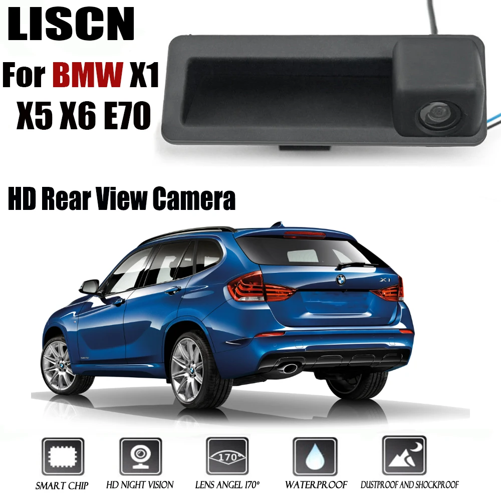HD Night Vision Rear View Camera For BMW X1 X5 X6 E70 Original Factory Trunk Handle Backup Parking Reversing Camera High Quality
HD Night Vision Rear View Camera For BMW X1 X5 X6 E70 Original Factory Trunk Handle Backup Parking Reversing Camera High Quality