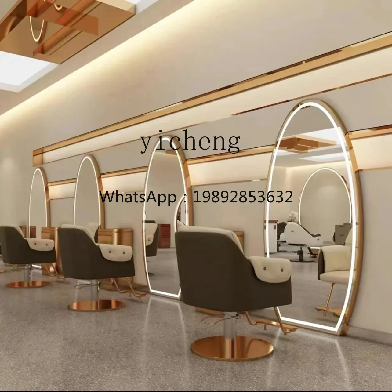 CC barber shop large oval mirror hair salon floor-to-ceiling barber mirror table hair cutting full body mirror
CC barber shop large oval mirror hair salon floor-to-ceiling barber mirror table hair cutting full body mirror