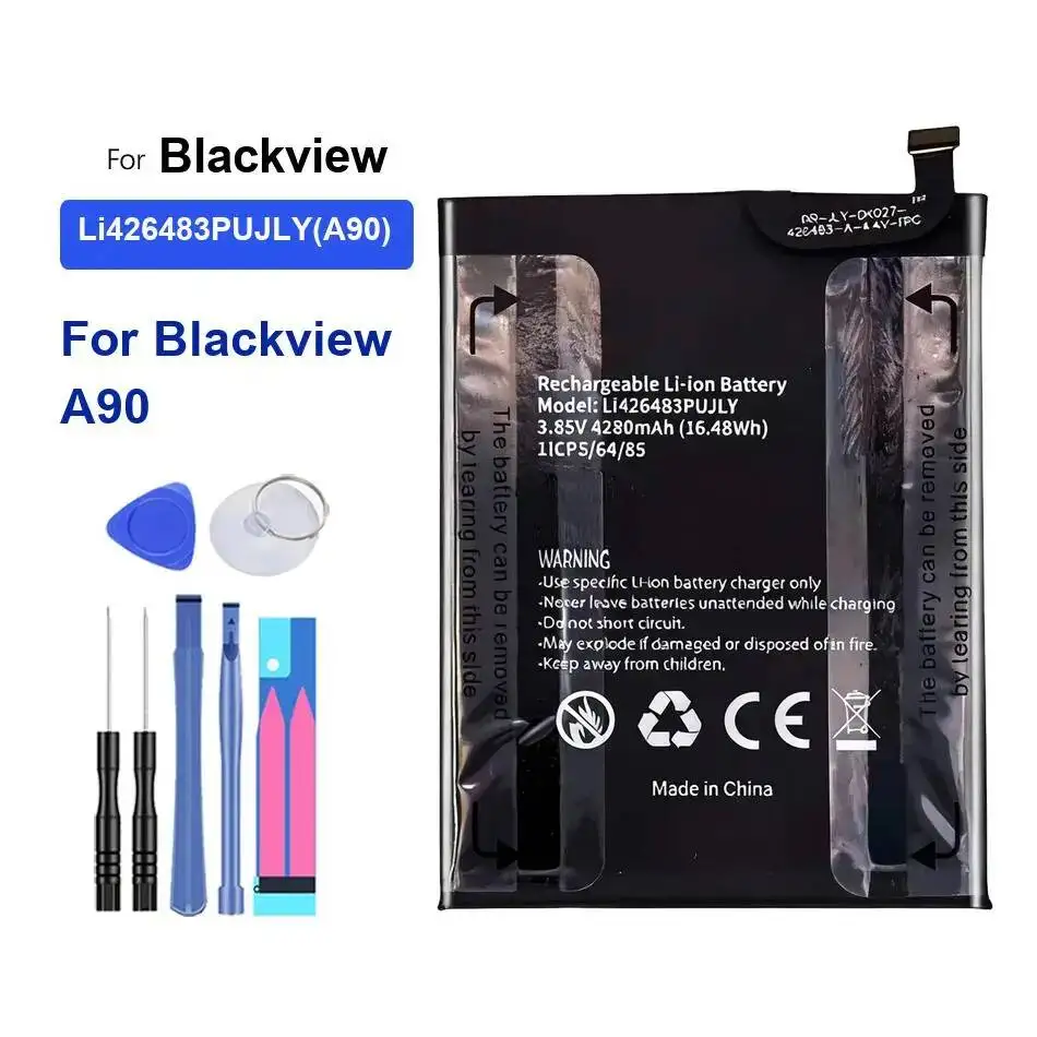 Li426483pujly A90 For Blackview Mobile Phone Battery Lightweight 4280Mah High Compatibility
Li426483pujly A90 For Blackview Mobile Phone Battery Lightweight 4280Mah High Compatibility