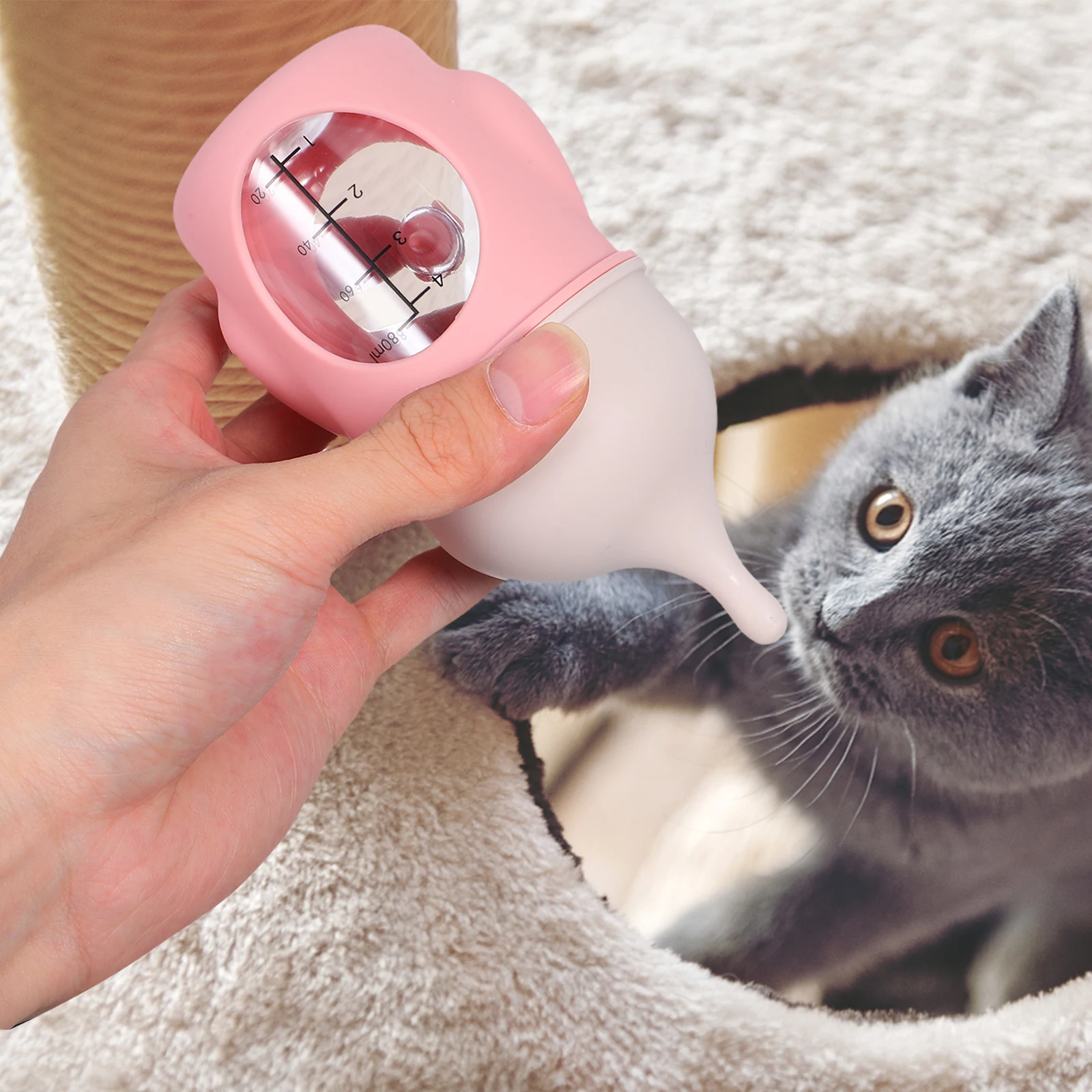 Pet Bottle Kitten Puppy Feeder Silica Gel Milk Replacement Newborn Small Animals Goat Calf Lamb Squirrel Feeding Bottle Pet
Pet Bottle Kitten Puppy Feeder Silica Gel Milk Replacement Newborn Small Animals Goat Calf Lamb Squirrel Feeding Bottle Pet